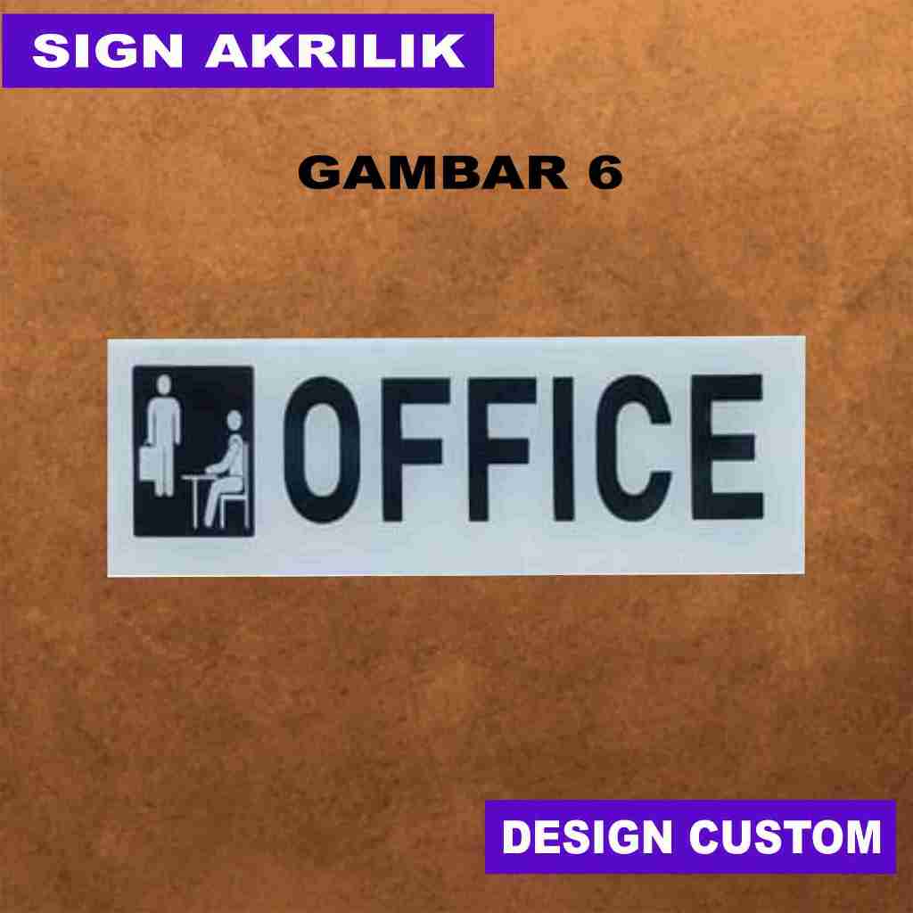 Jual Papan Akrilik Tulisan Custom Sign Tanda | Shopee Indonesia
