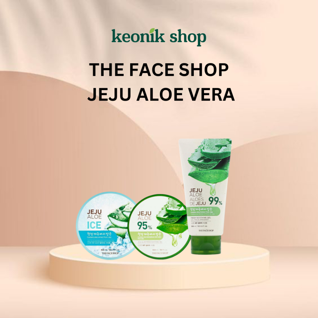 Jual [BPOM & ASLI] The Face Shop Jeju Aloe Vera ICE Refreshing Soothing