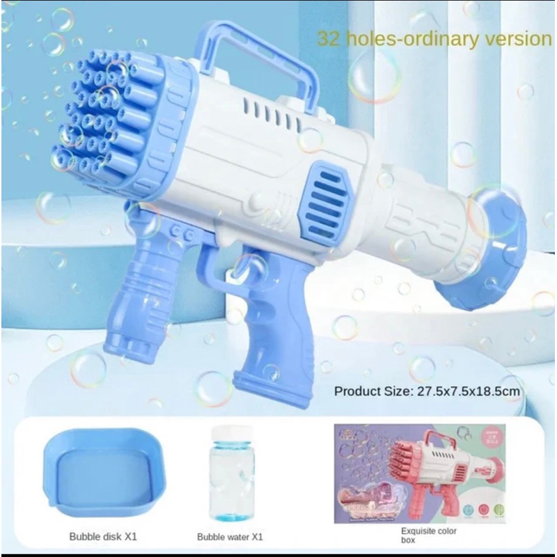 Jual MAINAN BUBBLE GUN BAZOKA JUMBO 32 HOLE ROCKET LAUNCHER BESAR ...