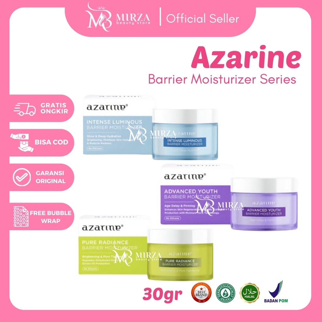 Jual AZARINE - Barrier Moisturizer Series 30gr | Shopee Indonesia