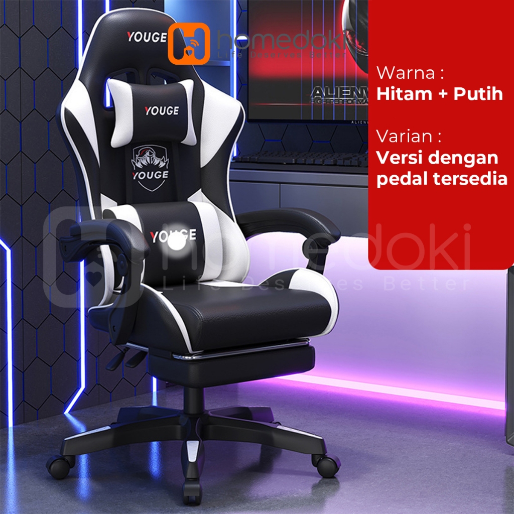 Jual Homedoki Kursi Gaming Kursi Kantor Kursi Putar Kursi Ergonomis