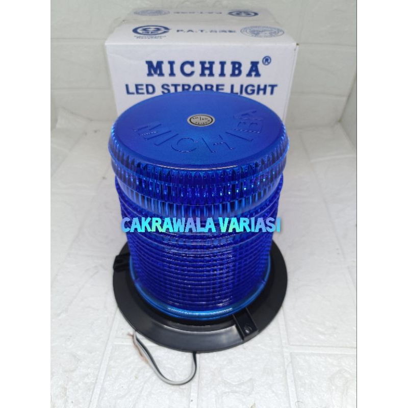 Jual LAMPU LED ROTARI BIRU 12-24 VOLT (17CM) | Shopee Indonesia