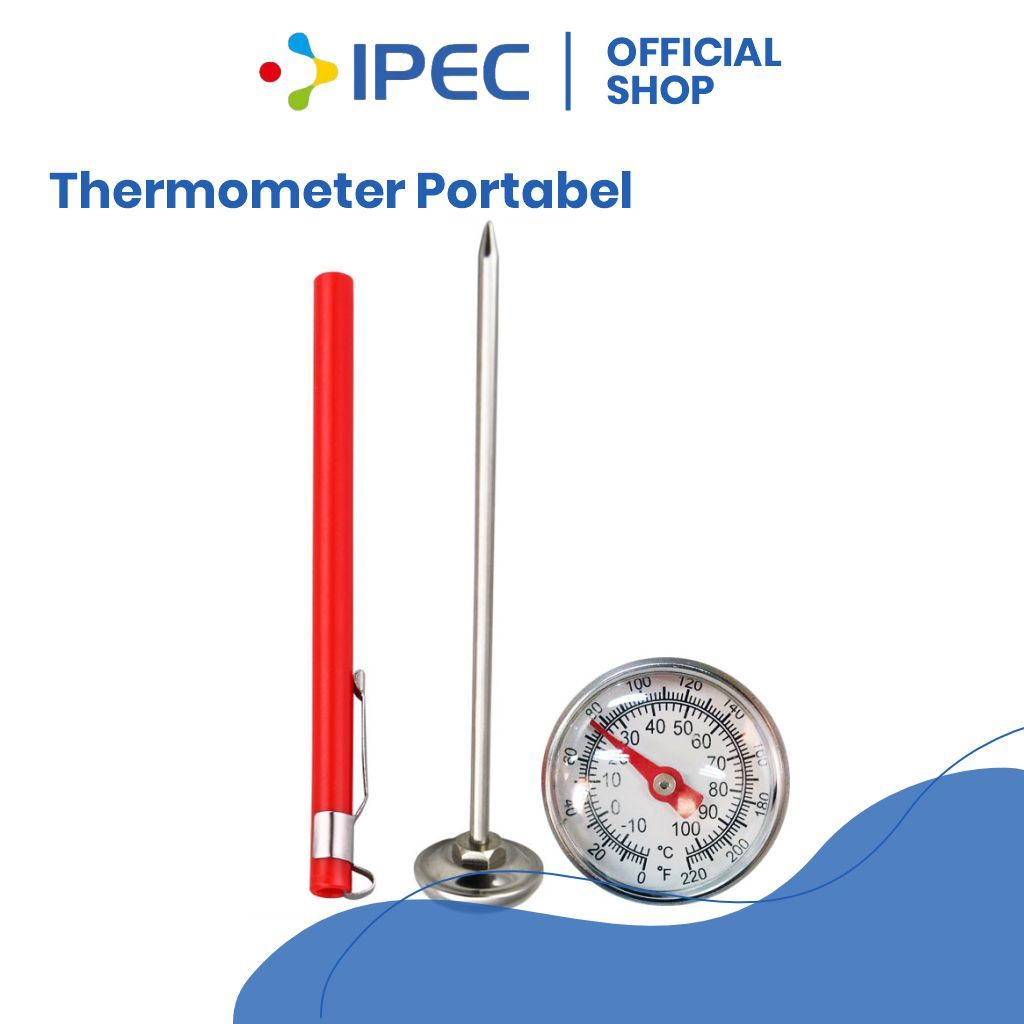 Jual Pocket Thermometer Termometer Saku Kopi Dapur Jarum Cook