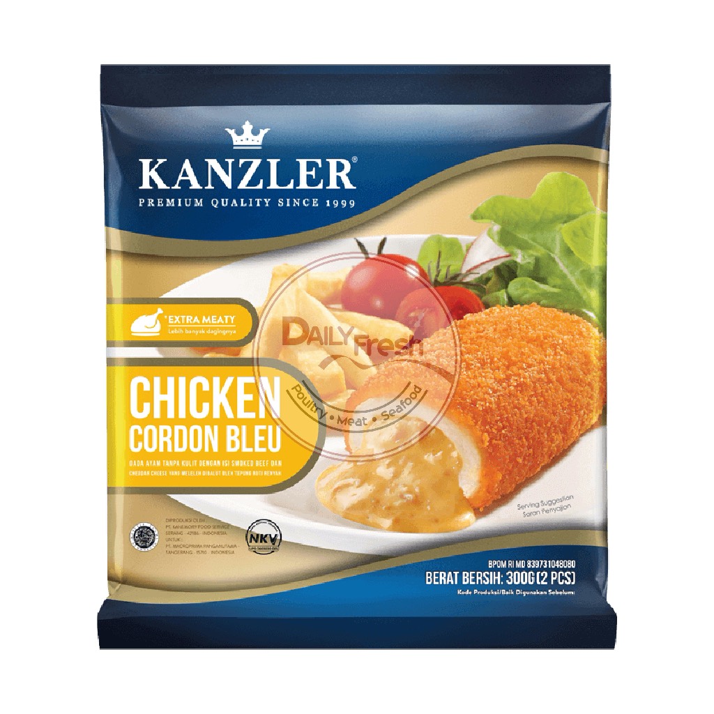 Jual KANZLER CHICKEN CORDON BLEU 300GR 2PCS | Shopee Indonesia