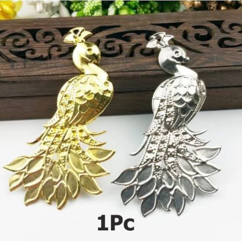 Jual Ornamen Kerangka Tipis Model Burung Merak Harga 1 pcs Terlaris