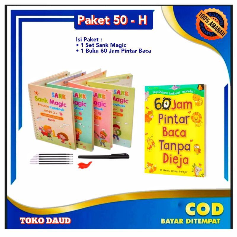 Jual Buku Belajar Menulis Menggambar Membaca Anak Paud TK / Buku Sank ...