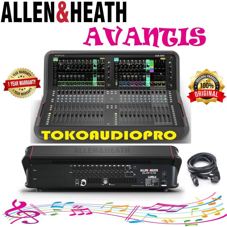 Jual Mixer Allen & Heath Avantis 64channel Digital Mixer Allen Heath