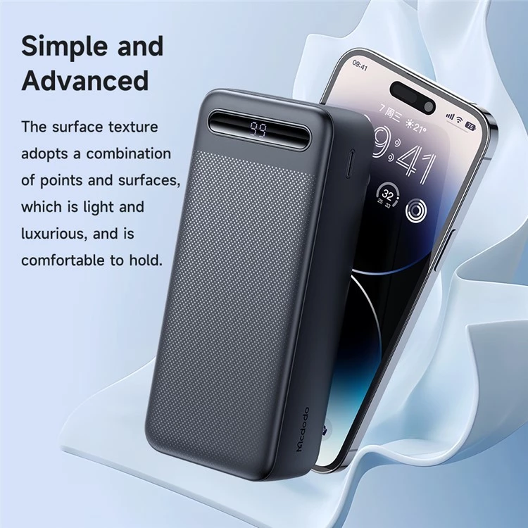 MCDODO PowerBank 30.000mah Dual USB + PD Type C Fast Charging MC-4442