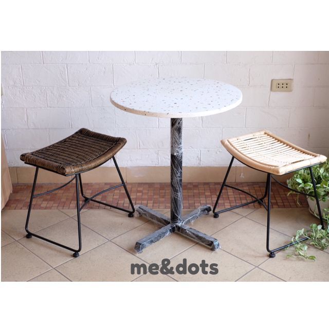 Jual me&dots - Kursi Rotan Murah Stool Rotan Murah Stool Kaki Besi ...