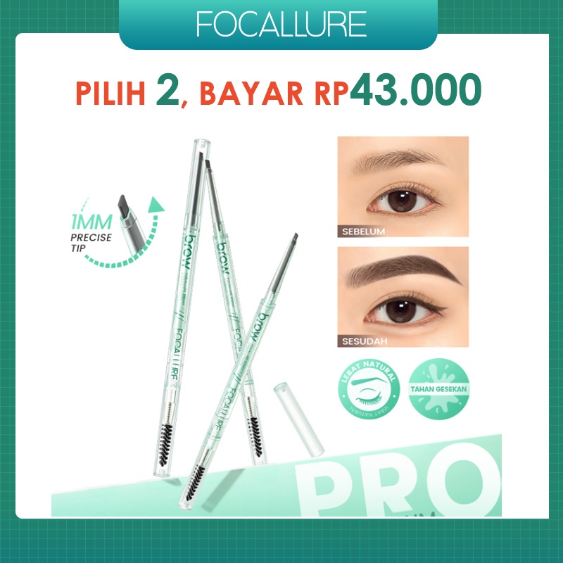 Jual Focallure Pro Slim Precise Defining Eyebrow Pencil Mm Beveled Tip