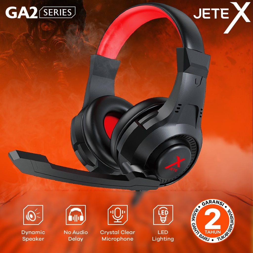 Jual JETE X Gaming Series Headset Gaming | Headphone Gaming Noise ...