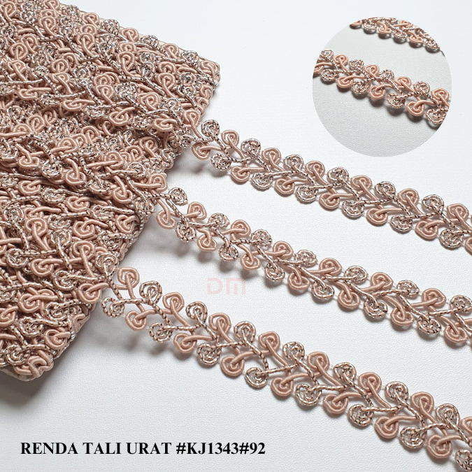 Jual Renda Tali Urat 2cm / KJ1343 | Shopee Indonesia