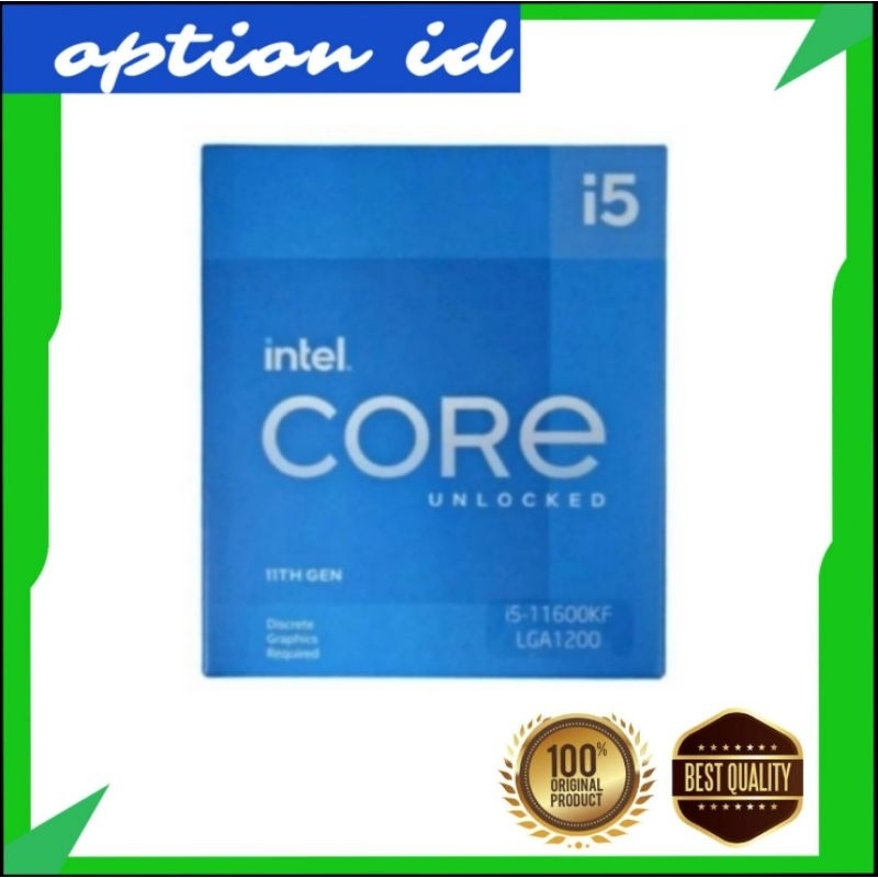 Jual Intel Core I5 11600kf Box Lga 1200 Processor Rocket Lake Gen 11 Shopee Indonesia 1333