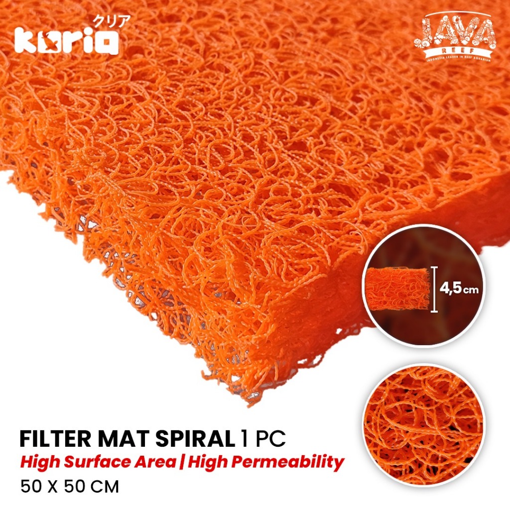 Jual KURIA Filter ORANGE HiDensity Media Filter/japmat Kolam Matt