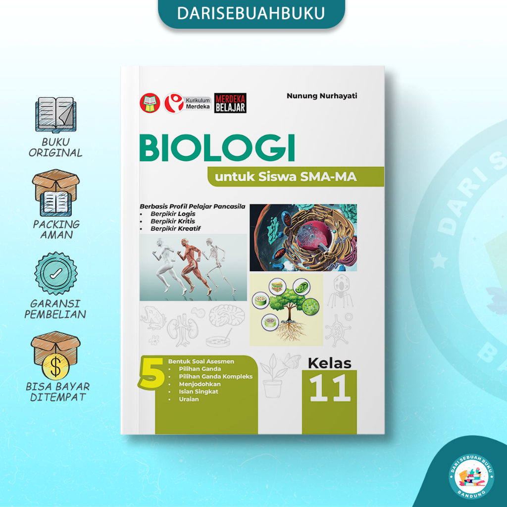 Jual Buku BIOLOGI SMA Kelas 10 - 11 - 12 - Kurikulum Merdeka - Buku ...