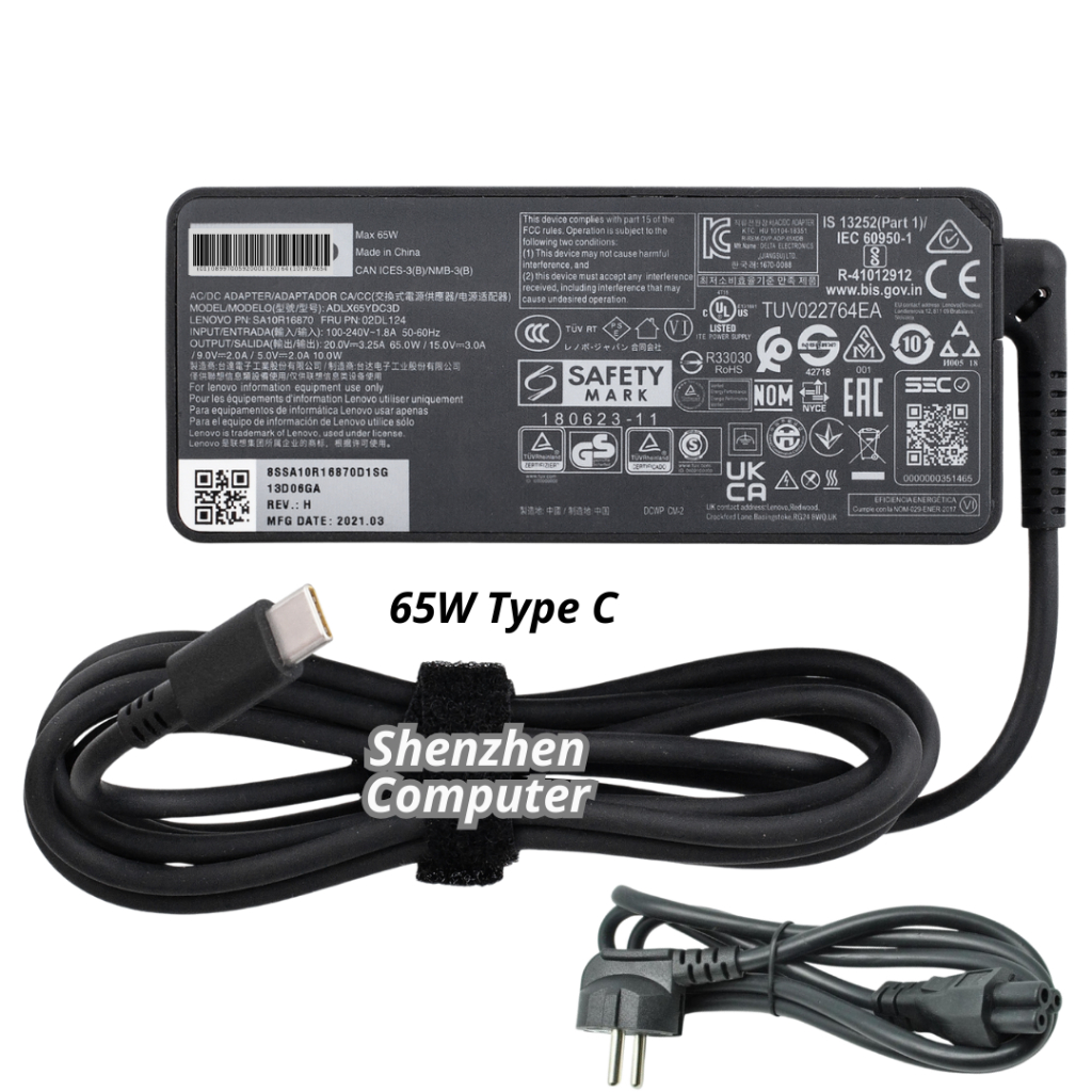 Jual Adaptor Lnovo Thinkpad T480 T480S T490 T490S T495 T495S 20HD 20HE ...