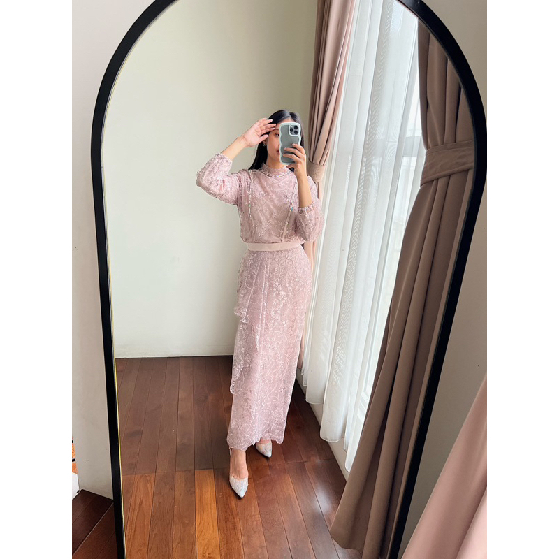 Jual amrthelabel / tury set / nude pink | Shopee Indonesia