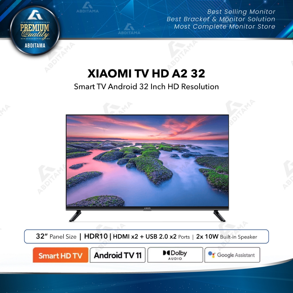 Jual Smart TV Android Xiaomi TV A2 32 Inch HD Dolby Vision HDR10 ...