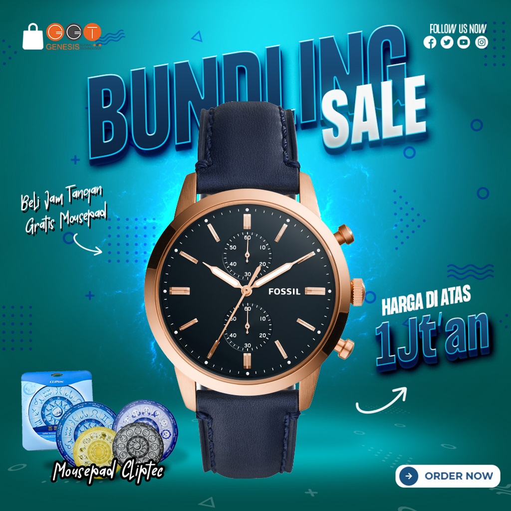 Jual [DAPATKAN HADIAH!] Jam Tangan Pria Fossil FS5436 Townsman ...
