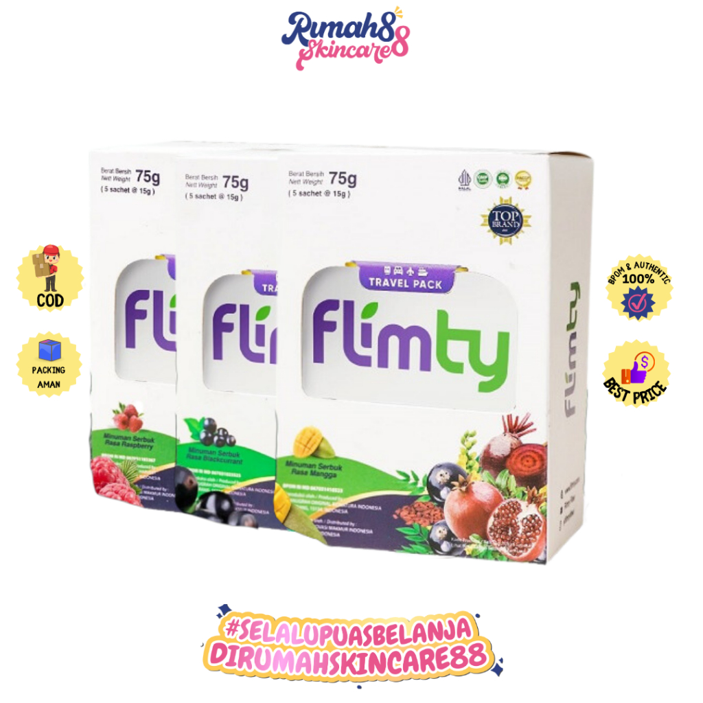 Jual RSC 88 - FLIMTY Fiber Travel Pack ( 5 sachet ) | Shopee Indonesia
