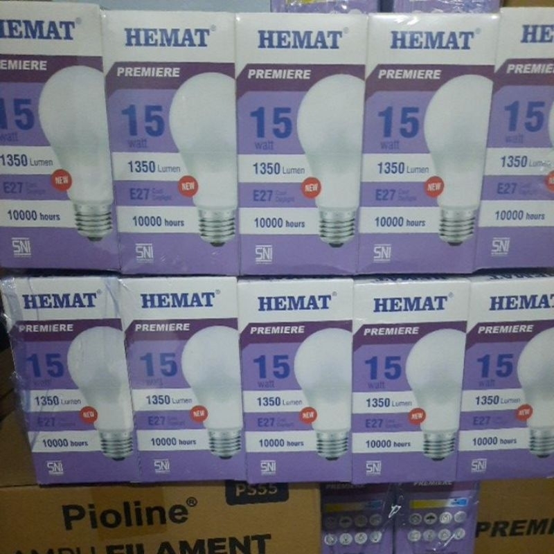 Jual Lampu Hemat Premiere 15 Watt Cahaya Putih SNI | Shopee Indonesia