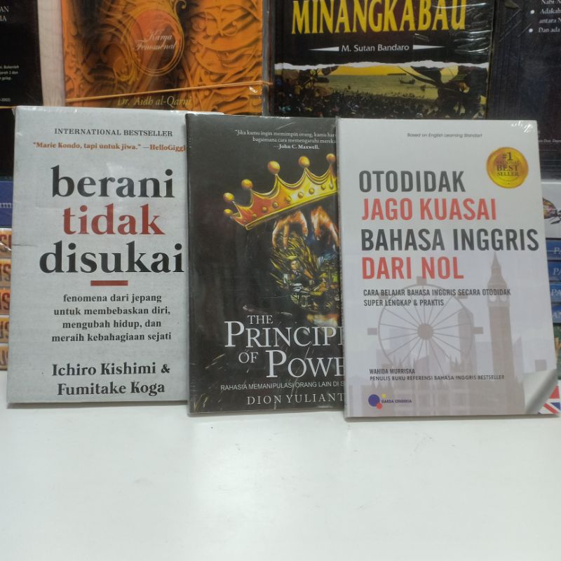 Jual Paket Murah 3 Buku, Berani Tidak Disukai, The Principles Of Power ...