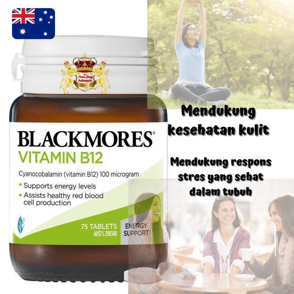 Jual Blackmores Vitamin B12 Energy Support 75 Tablets Shopee Indonesia