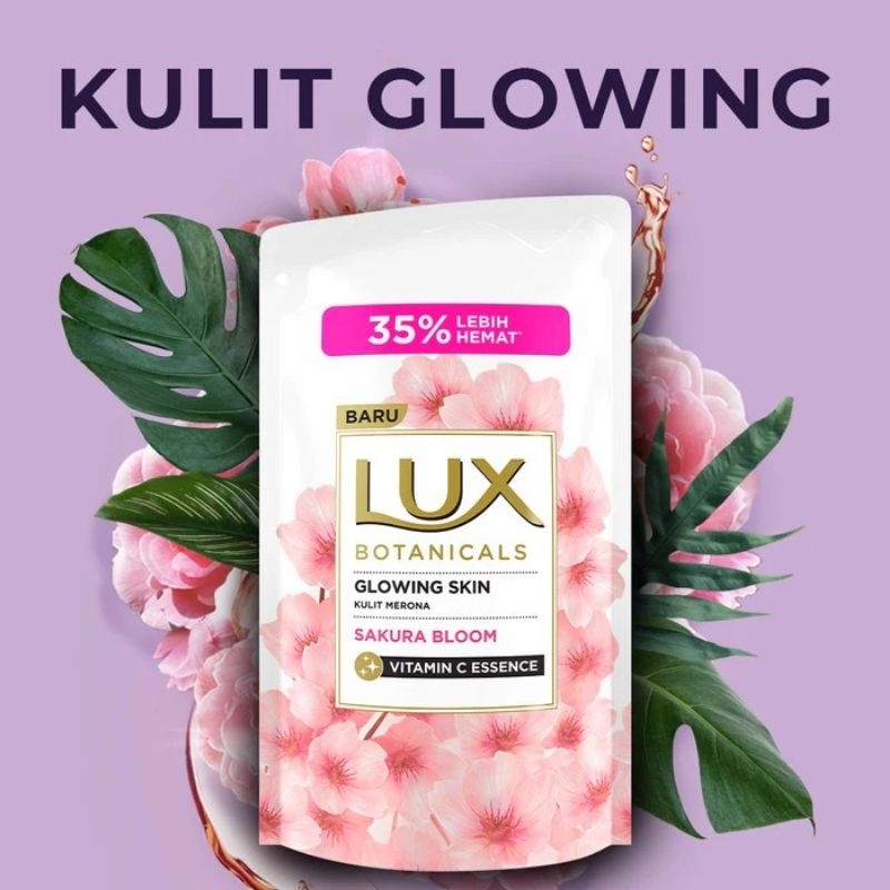 Jual Lux Botanicals Body Wash Sakura 825ml Shopee Indonesia