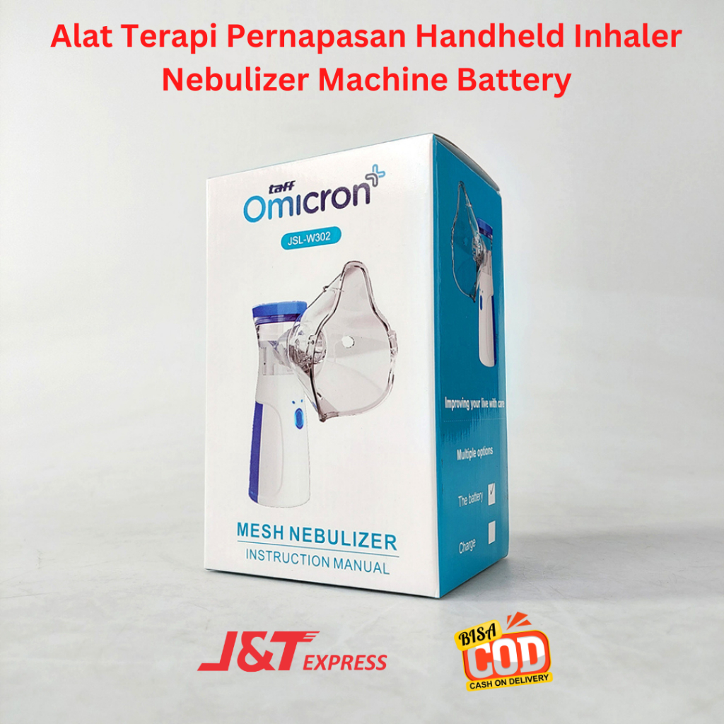 Jual Alat Terapi Pernapasan Handheld Inhaler Nebulizer Machine Battery ...