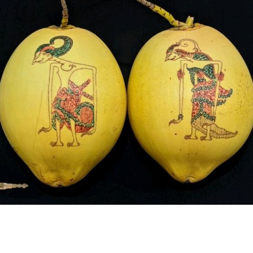 Jual Kelapa Gading gambar wayang | Shopee Indonesia