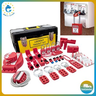 Jual Filled Lock Box/Lockout Set/Kit Tagout Penguncian/Lockout Tagout ...