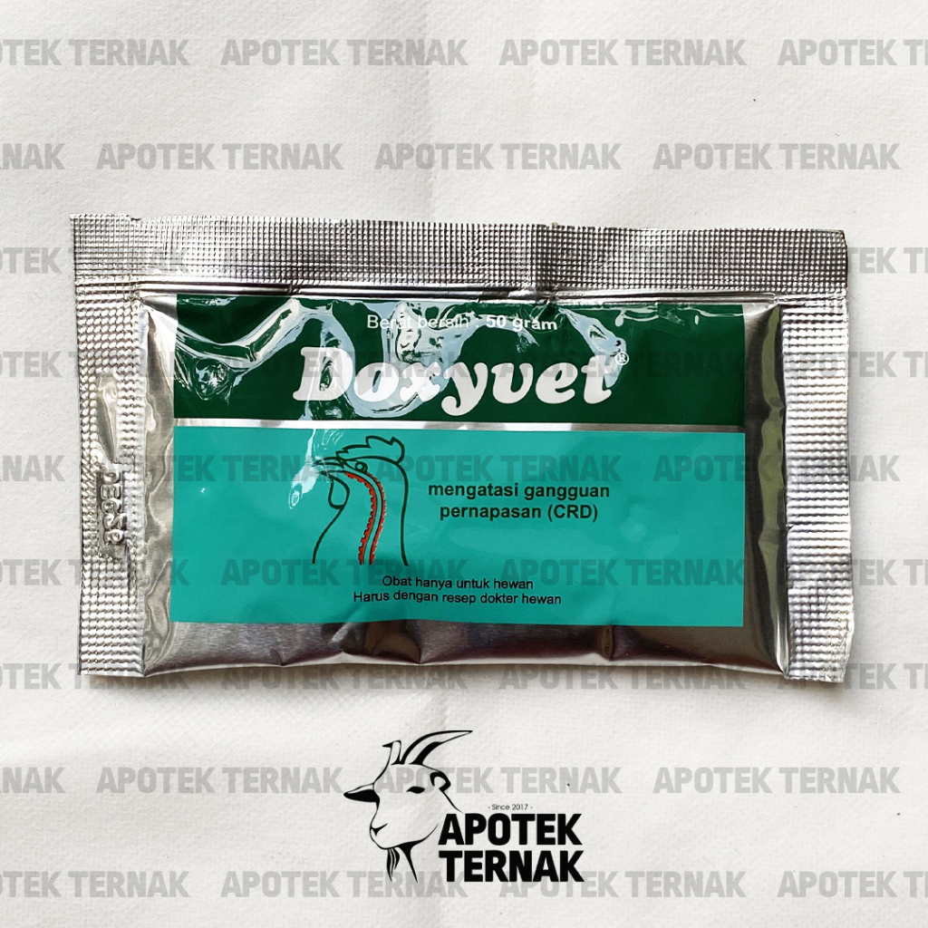 Jual DOXYVET 50 gram Obat Pernapasan Ayam CRD | Shopee Indonesia