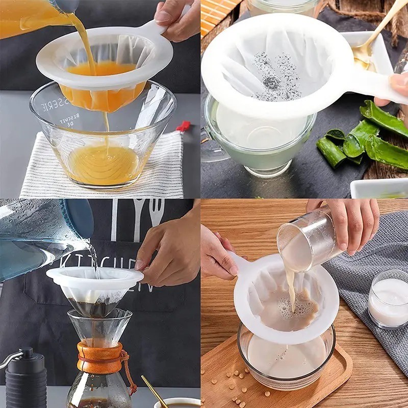 Jual Saringan Kain Mesh Halus Makanan Minuman Susu Kedelai Kopi Teh ...