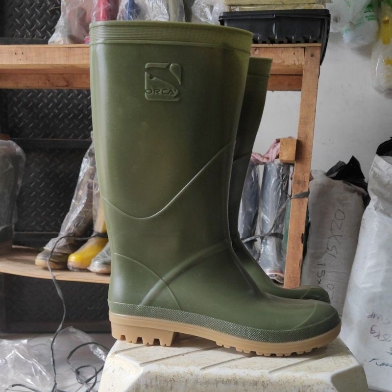 Jual Sepatu AP BOOTS Orca hijau | Shopee Indonesia