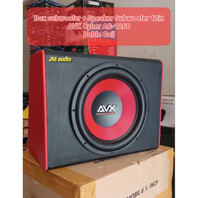 Jual Box Sub + Speaker Sub 12in AVX Cyber AC-1268 Speaker PASIVE, max ...
