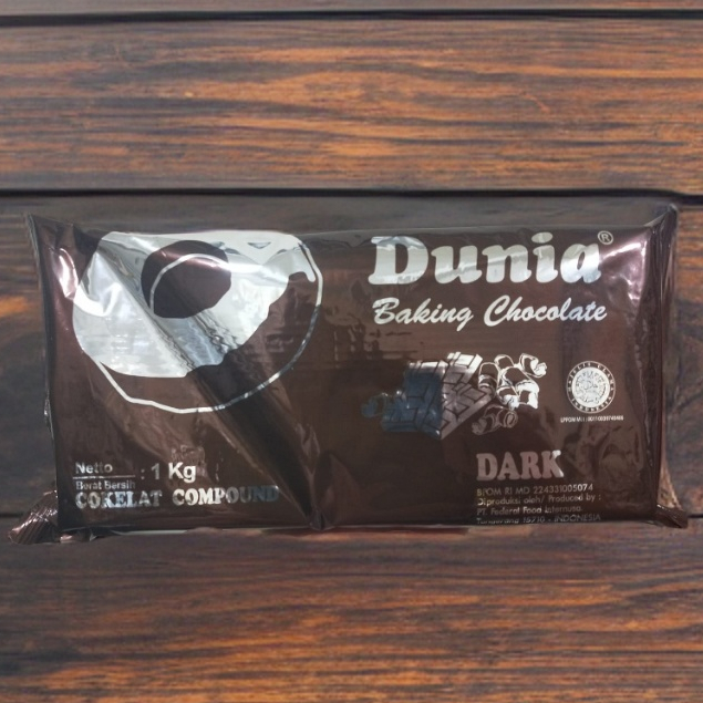 Jual Dunia | Baking Dark Chocolate Compound Cokelat Batang | 1Kg ...