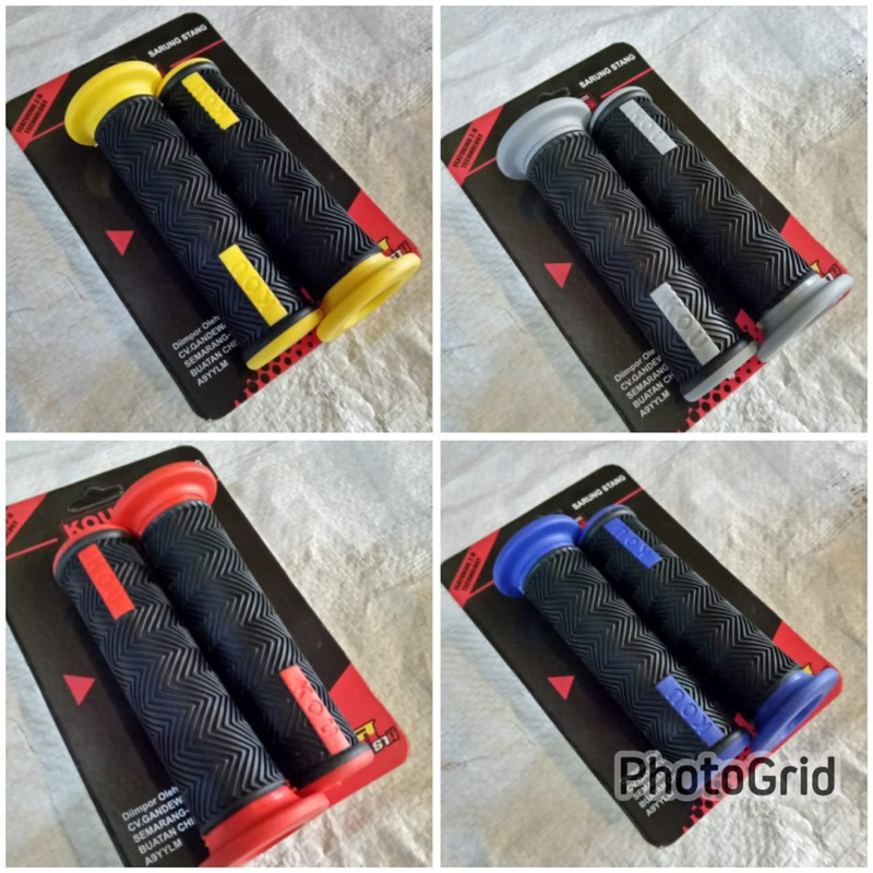 Jual hand grip handfat karet lembut bulu zig zag grip universal bahan