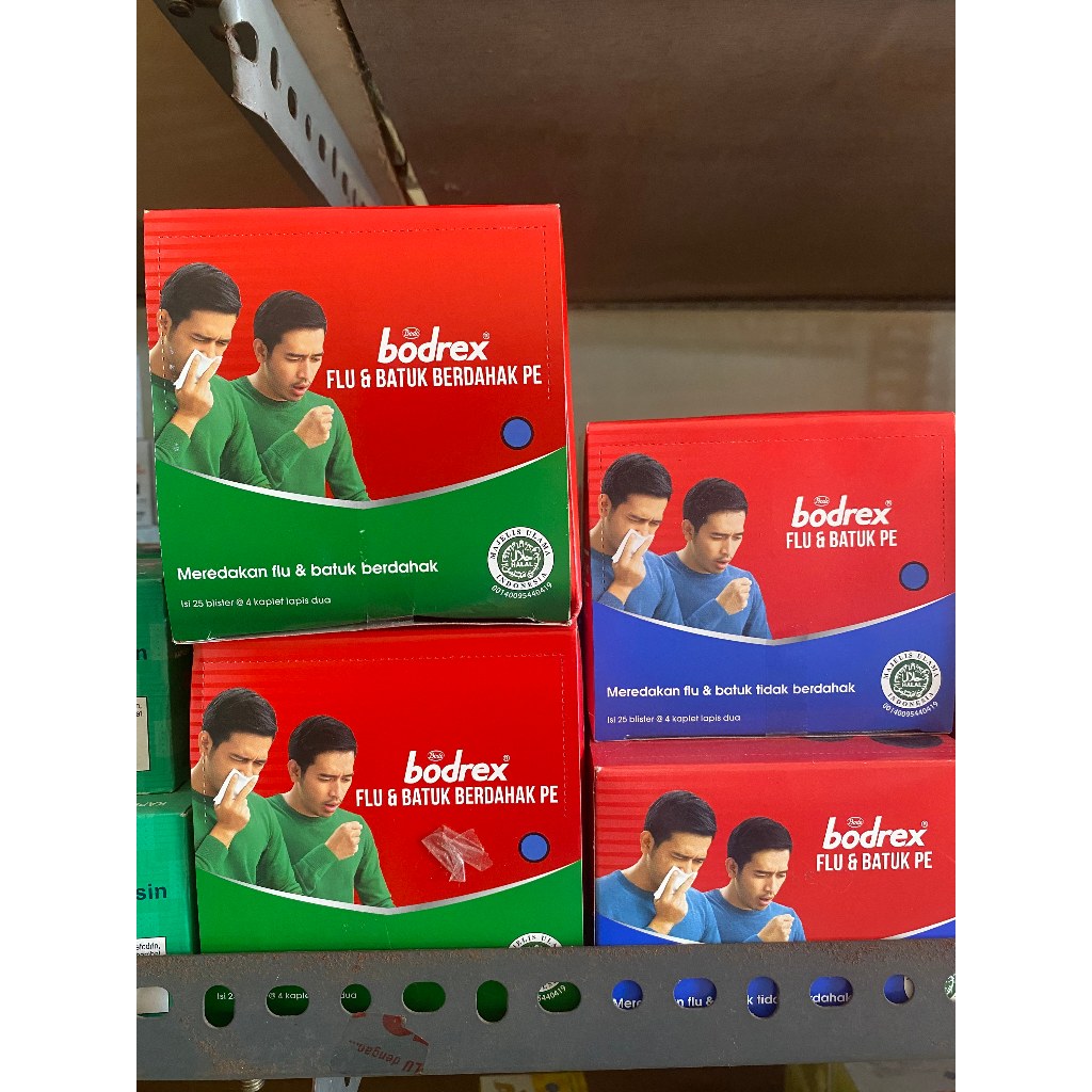 Jual Bodrex Flu Batuk Pe Atau Berdahak Box Shopee Indonesia