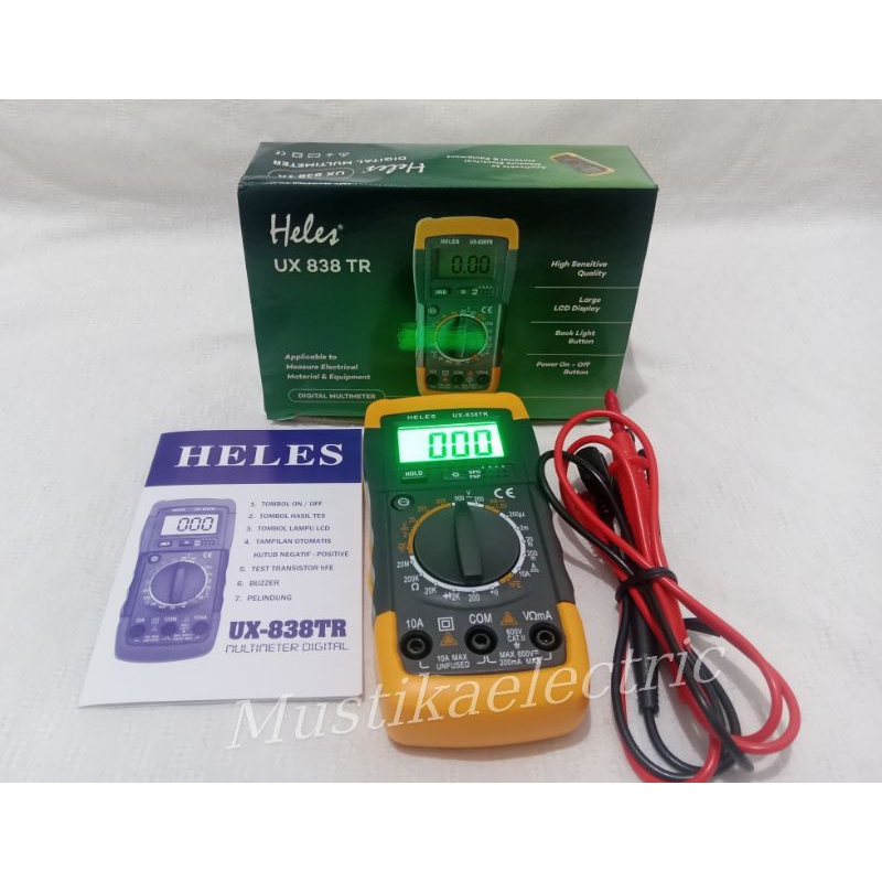 Jual Multitester DIGITAL Heles UX 838TR Shopee Indonesia