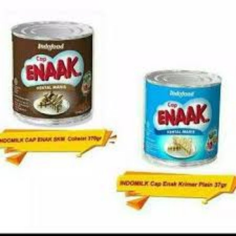 Jual Susu Kental Manis Cap Enaak Enak Kaleng 370gr Shopee Indonesia