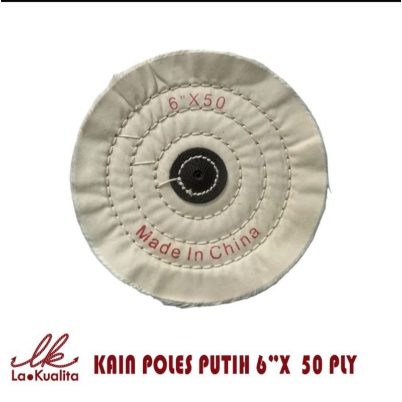 Jual Kain Poles Putih / White Buff Wheel | La Kualita | Shopee Indonesia