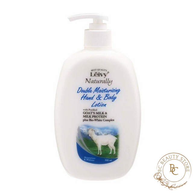 Jual Leivy Hand and Body Lotion Goats Milk 500 mL Melembapkan dan