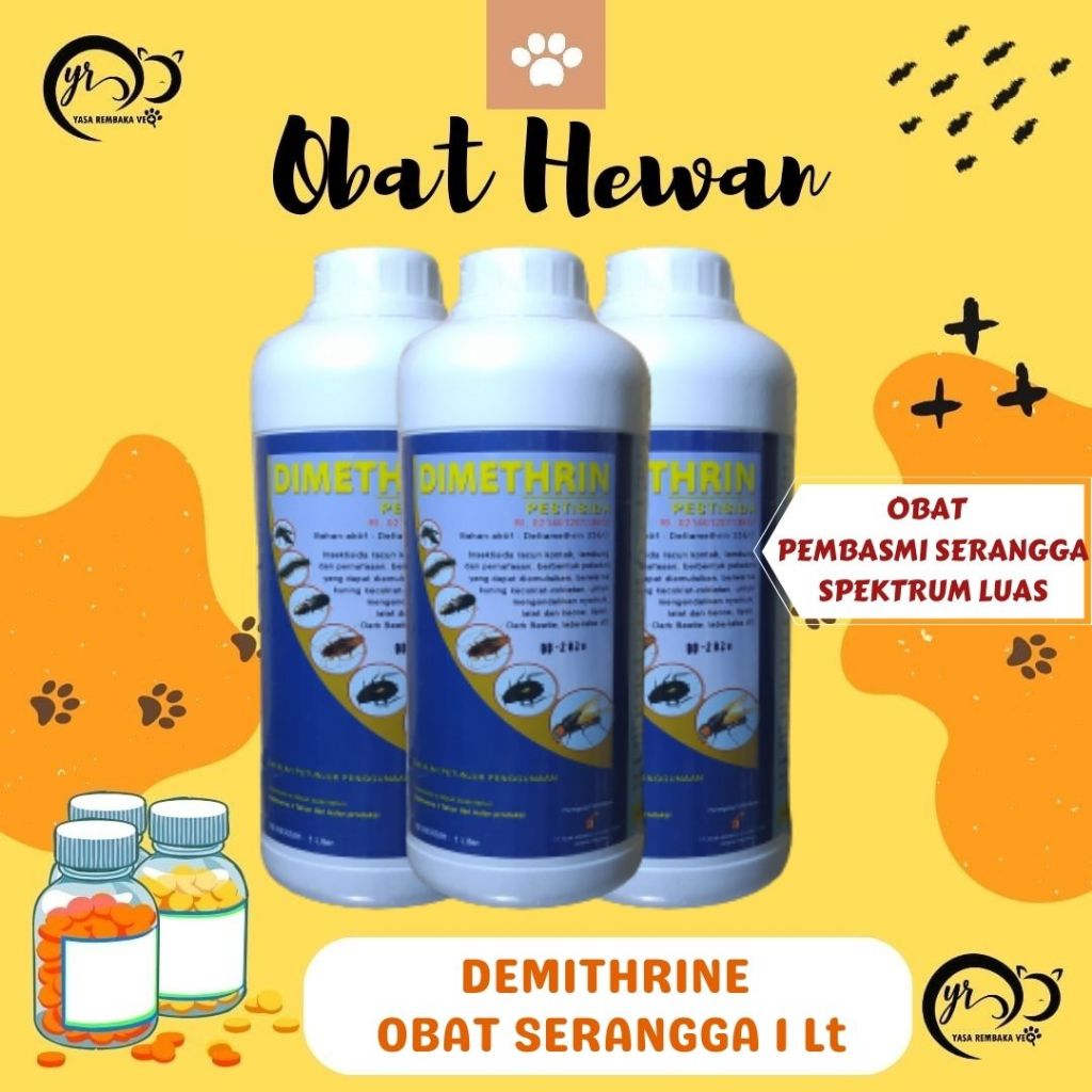 Jual DIMETHRIN 1lt - Obat pembasmi serangga kandang ayam | Shopee Indonesia