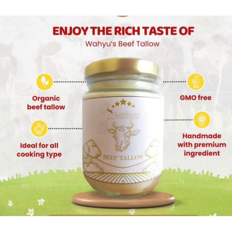Jual TALLOW Lemak Sapi GrassFed Organik & GHEE | Shopee Indonesia