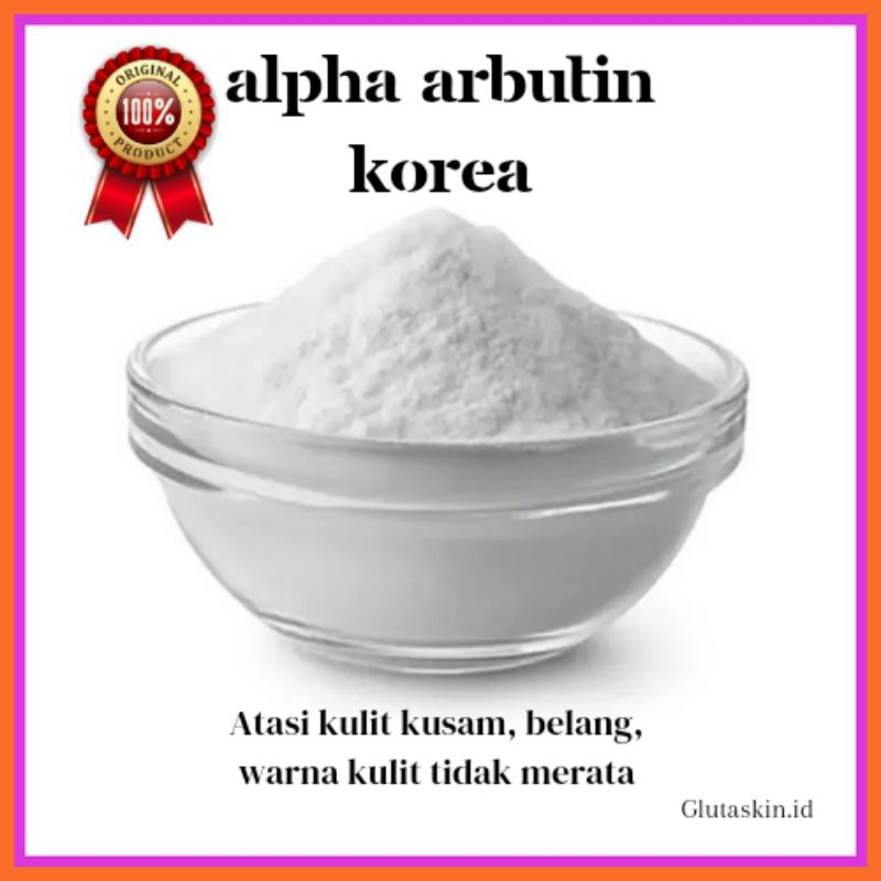 Jual Alpha Arbutin Korea 10gr DOSIS BACA DISKRIPSI Cosmetic Grade Shopee Indonesia