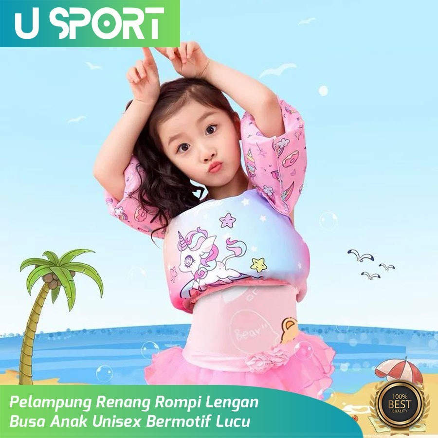 Jual Pelampung Renang Rompi Lengan Busa Anak Unisex Bermotif Lucu ...