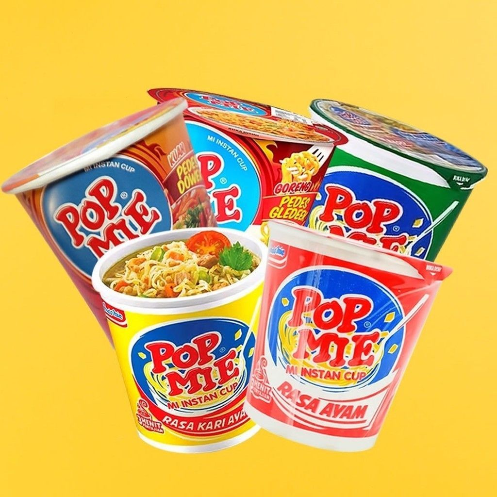 Jual [ECER] POP MIE MI INSTANT CUP KUAH GORENG 75GR TORI MISO RAMEN ...