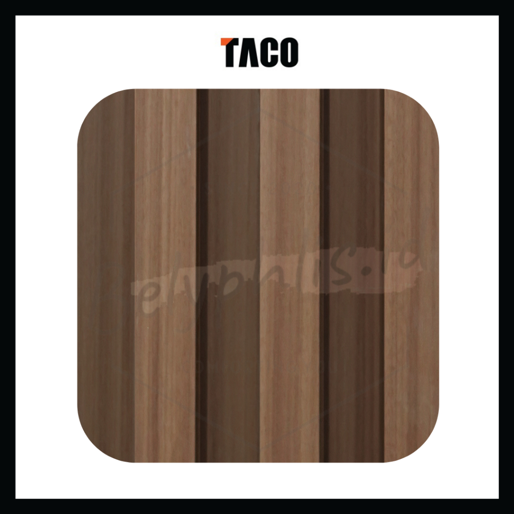 Jual Wp Pb Almond Taco Wpc Deco Panel Big Grooves Wall Panel Shopee Indonesia