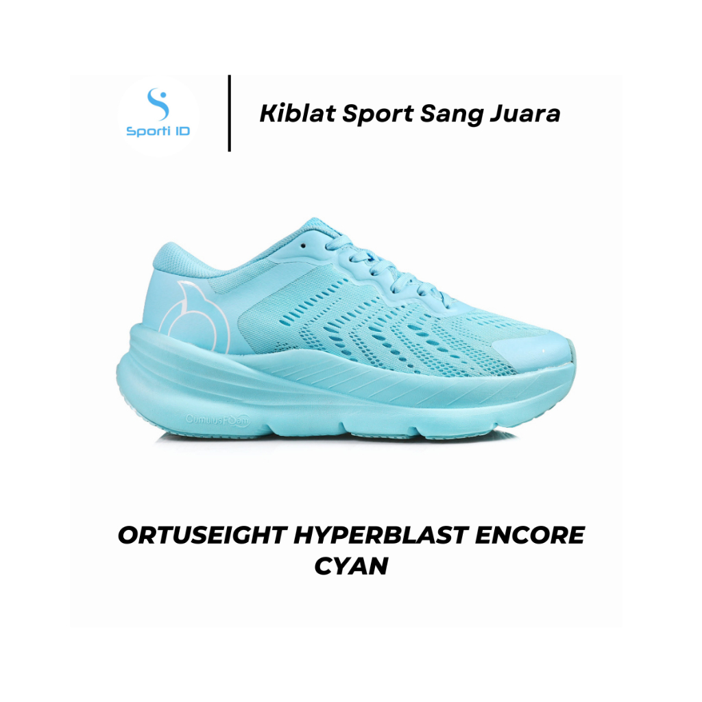 Jual Sepatu Running Ortuseight Hyperblast Encore - Cyan 11040061 ...