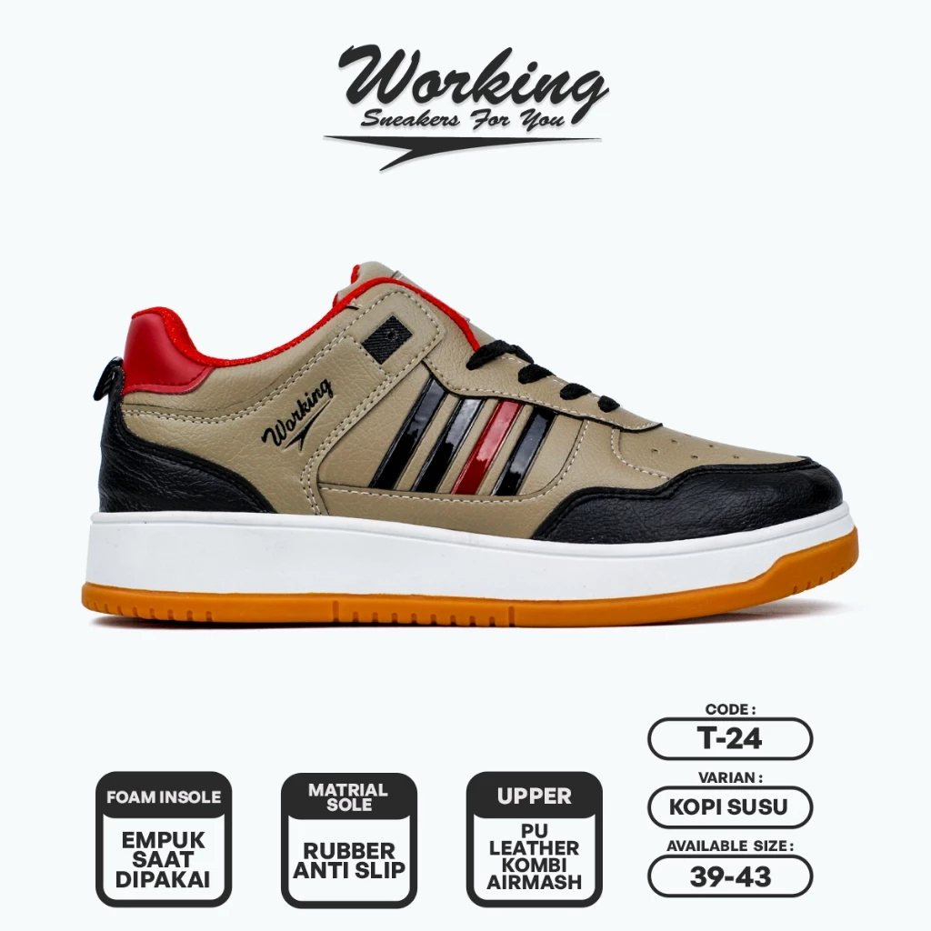 Working Sneakers Import Pria